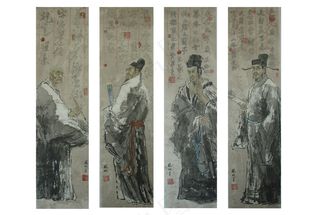 古代人物绘画图片