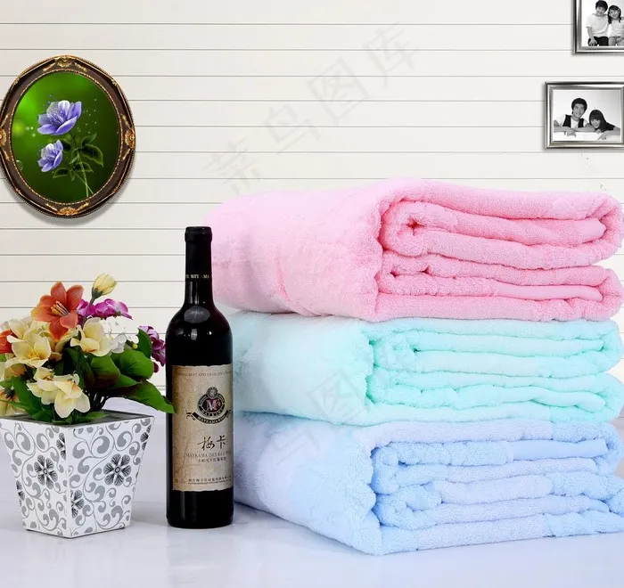 毛巾被图片(2772X2772(DPI:72))psd模版下载
