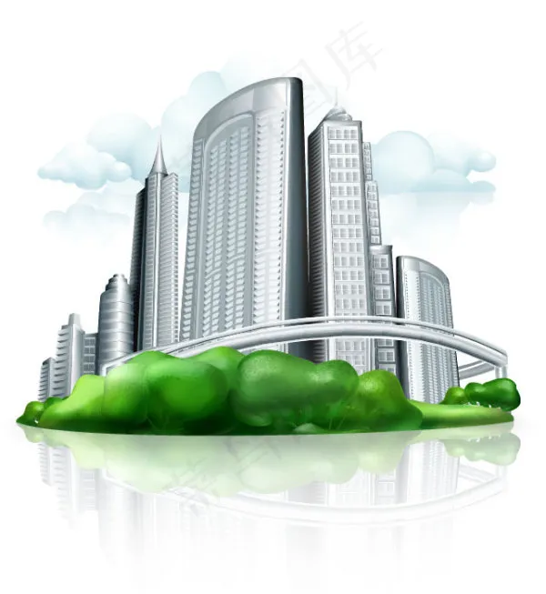 商业大楼设计04-矢量素材eps,ai矢量模版下载