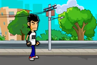 屌丝青年走路flash动画