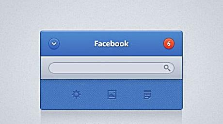 facebook网页搜索框psd素...psd模版下载