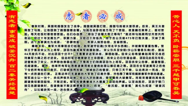 志者必成psd模版下载