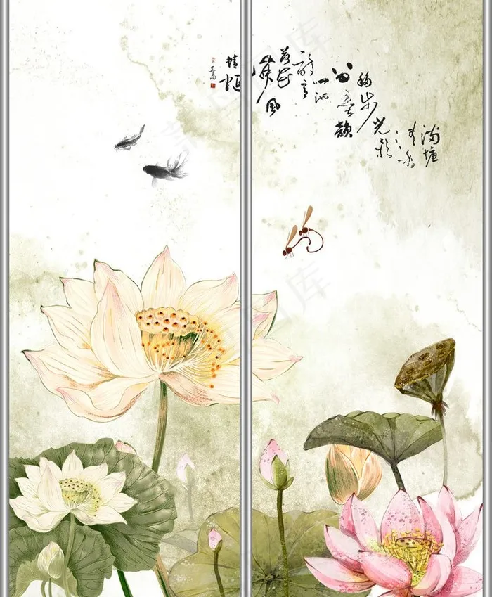 移门图案图片(4134X5315(DPI:300))psd模版下载