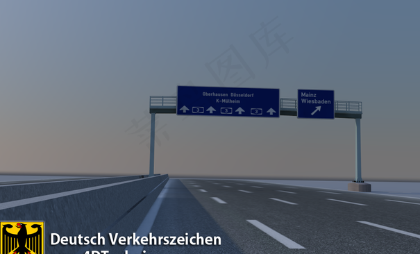 德国的高速公路标志