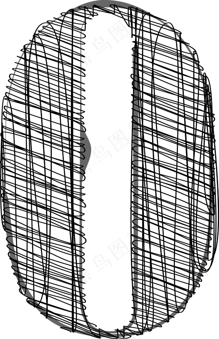 手绘字体插图eps,ai矢量模版下载