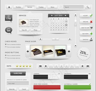 网页设计Psd模板