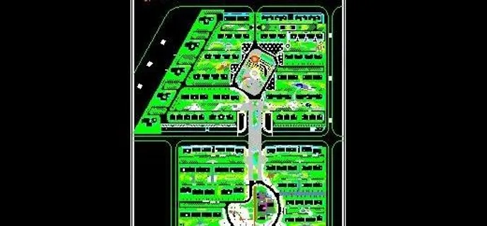 小区园林景观设计总平面图