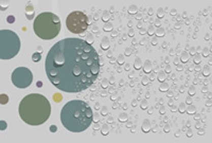 雾气水滴滑落lash动画效果