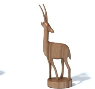 非洲风格饰品3d模型下载服装设计图...