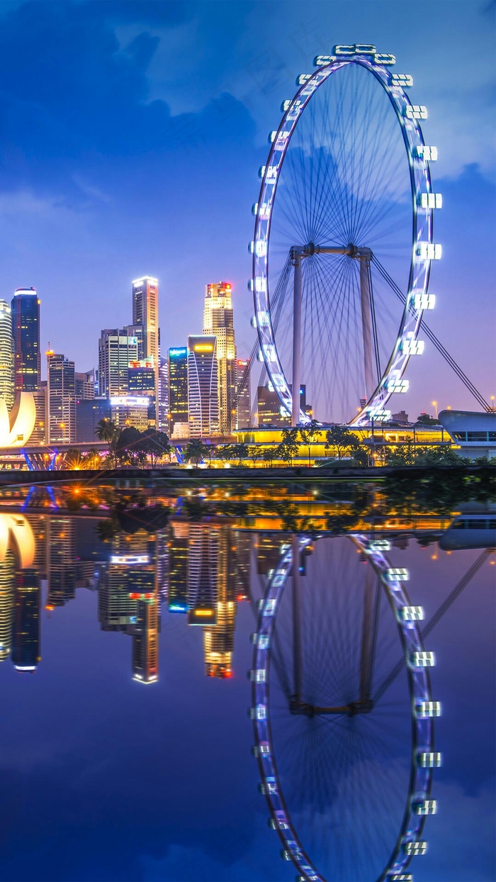 摩天轮高清摄影图片