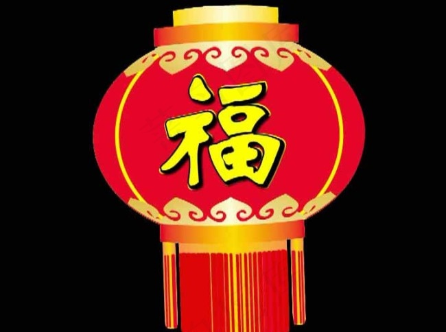 红灯笼动态视频前景背景修饰素材