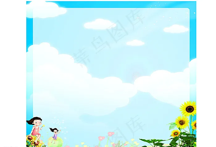 小学展板背景图片(6378X5669(DPI:120))psd模版下载