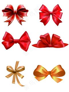 蝴蝶结 礼包彩带 喜庆蝴蝶结