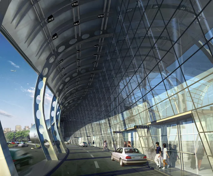 机场景观效果图图片