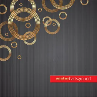 金色圆环背景图片
