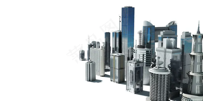 城市3D建筑设计