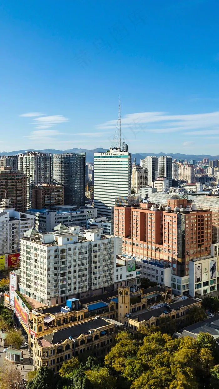 现代城市建筑风景高清摄影图片