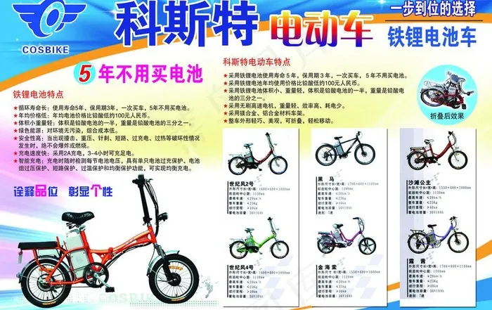 科斯特电动车图片psd模版下载