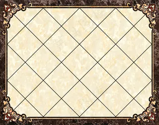 简约欧式花纹大理石拼花地砖背景墙图...