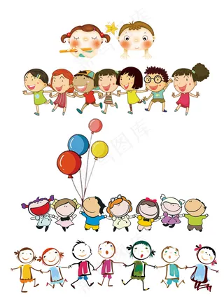 卡通素材卡通儿童素材PSD分层