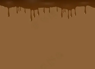 融化的巧克力滴矢量背景