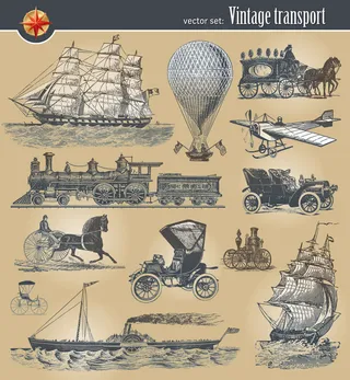 经典复古欧式图案矢量素材3