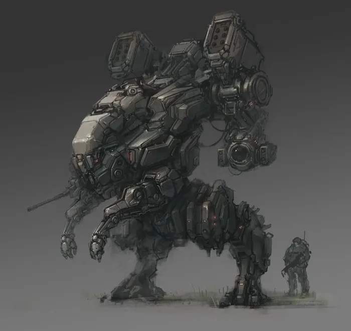 巨型战斗机甲图片