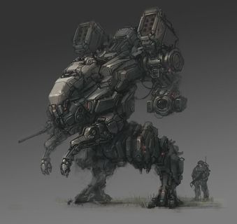 巨型战斗机甲图片