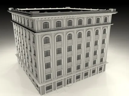 商业大厦模型图