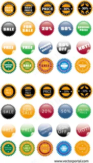 销售装饰图案矢量素材