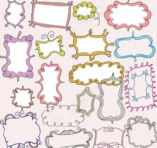 可爱的花边图片