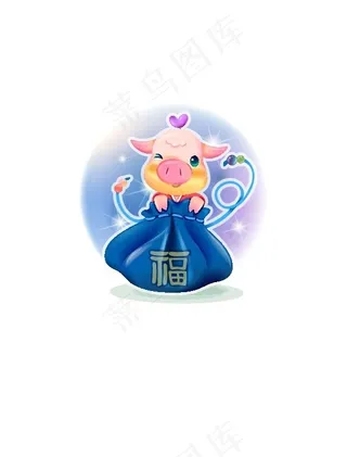 2007最新韩国新春情侣猪矢量图2...