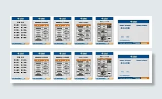 中国电信室内公示牌图片