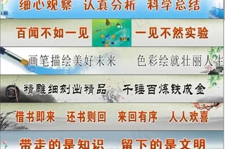 实验室标语图片