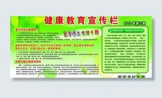 健康教育宣传栏图片