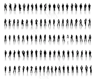 商务人士各种举止矢量素材