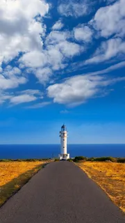 海岸灯塔高清摄影图片