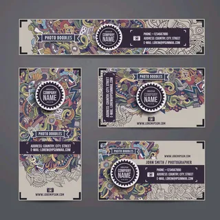 卡片图案设计矢量素材