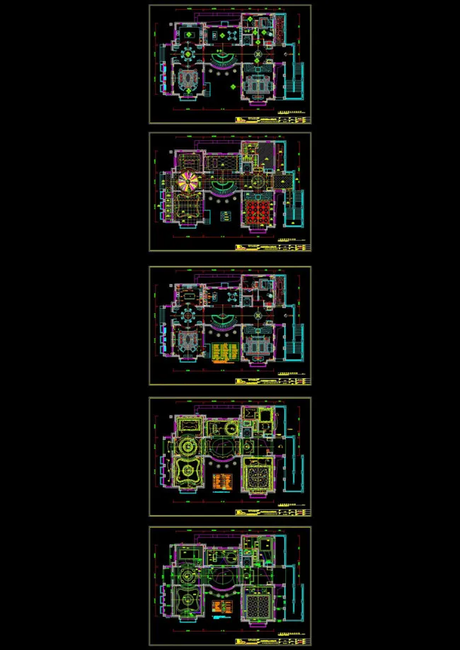 一层平面布置图cad图纸