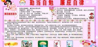 勤当自勉 廉应自律图片