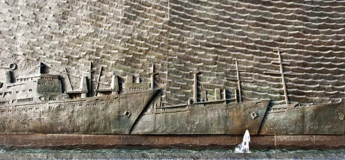 中国海运浮雕图片