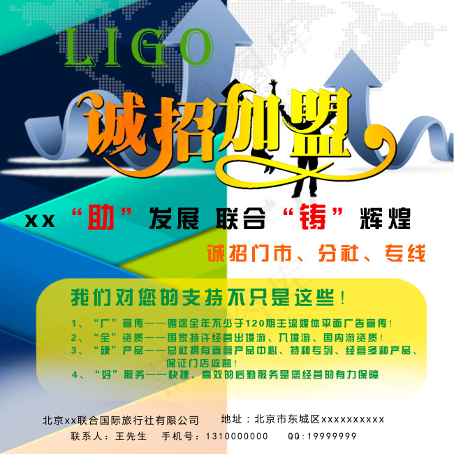 诚招加盟宣传书籍封面