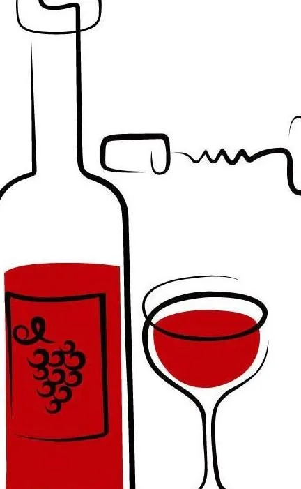 葡萄酒矢量素材图片ai矢量模版下载