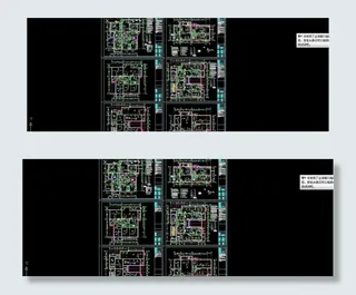 住宅室内装饰平面施工图