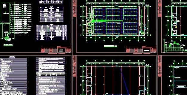 单层厂房电气施工图全套
