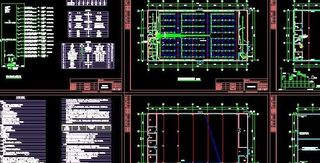 单层厂房电气施工图全套