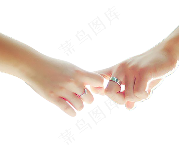 情侣牵手的PNG免抠图