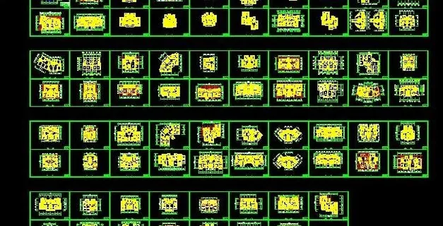 76套多层住宅户型设计图