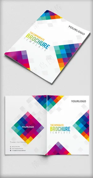 时尚大气企业画册封面设计