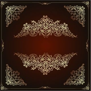 传统花边矢量图